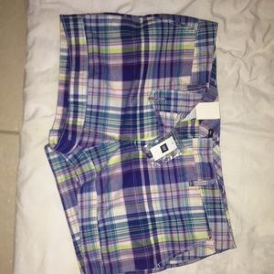 1 = Gap shorts.  Plaid size 16